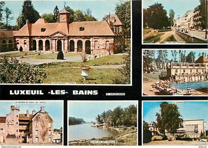 Carte Postale - 70 - Luxeuil les Bains - Multivues - Piscine - Flamme Postale de Luxeuil les Bains - CPM - Voir Scans Re