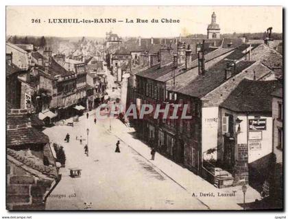 CPA Luxeuil Les Bains La Rue du Chene