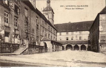 Luxeuil les Bains CPA Place de l'abbaye