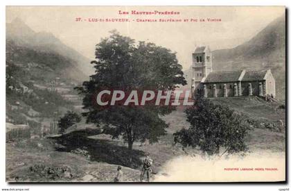 CPA Luz Saint Sauveur Chapelle Solferino Et Pic De Vicsos