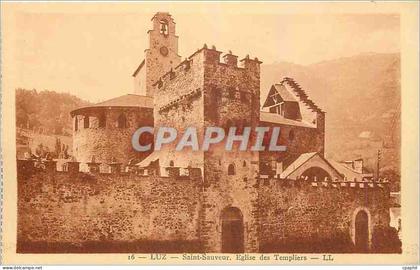 CPA Luz Saint Sauveur Eglise des Templiers