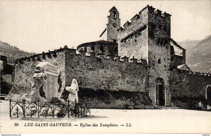 CPA Luz Saint Sauveur Eglise des templiers
