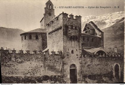 CPA Luz Saint Sauveur Eglise des Templiers