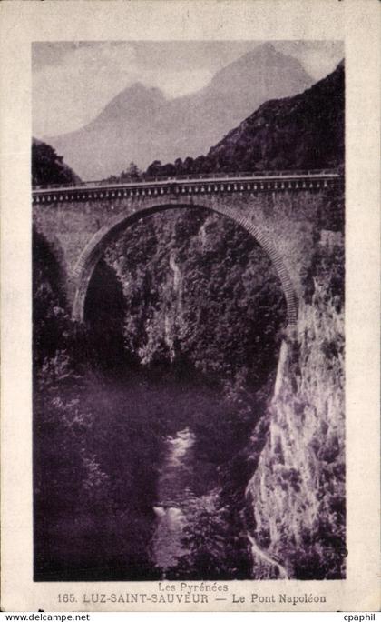 CPA Luz Saint Sauveur Le Pont Napoleon