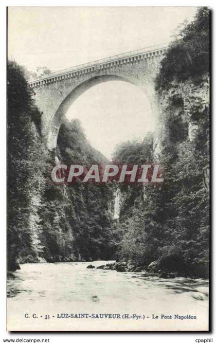 CPA Luz Saint Sauveur Le Pont Napoleon