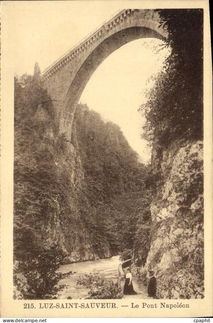 CPA Luz Saint Sauveur Le Pont Napoleon