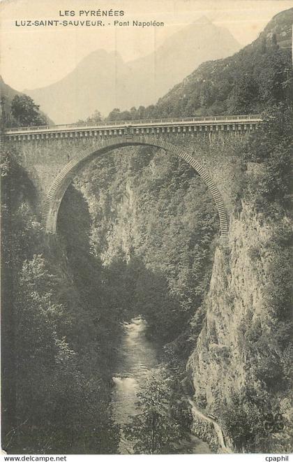 CPA Luz Saint Sauveur Pont Napoleon