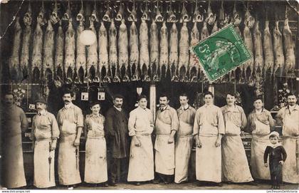 FRANCE - Lyon - Boucherie Lyonnaise - Croix Rousse - Hommes - CPA