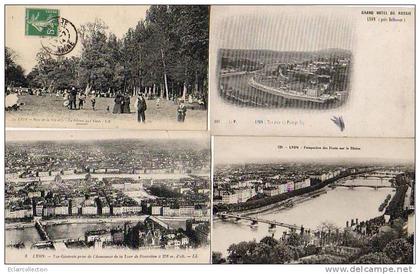 LYON.....Rue  et vues diverses.  6 cp