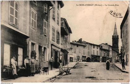 CPA   Carte Postale   France  Le Bois-d'Oingt, La Grande Rue   VM107742