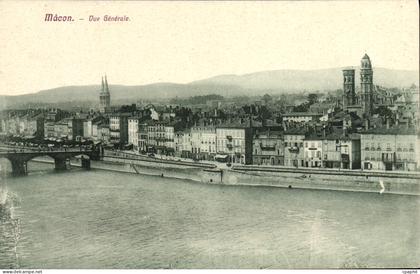 CPA Macon Vue Generale