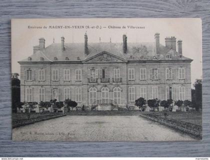 cpa Magny en vexin(95)château de Villarceaux