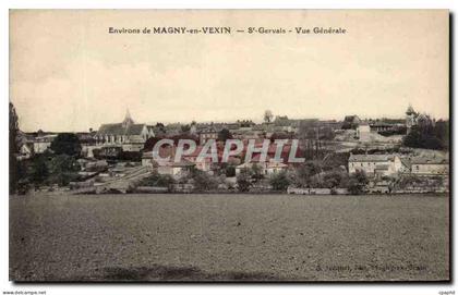 CPA Magny en Vexin St Gervais Vue Generale