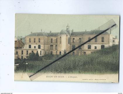 CPA très souple - Magny en Vexin - L'Hospice