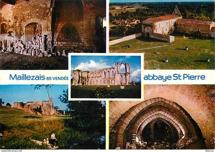 Carte Postale - 85 - Maillezais - L'Abbaye Saint Pierre - Multivues - Carte Neuve - CPM - Voir Scans Recto-Verso - Posca