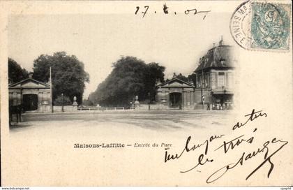 CPA Maisons Laffitte Entree du parc