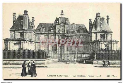 CPA Maisons Laffitte Le Chateau Facade Nord