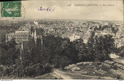 CPA Maisons Laffitte Vue Generale