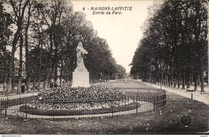 Maisons Laffitte - Entree du Parc - CPA