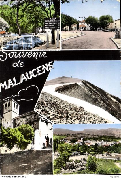 CPSM Malaucene Vue Generale L'Eglise Le Cours
