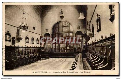 CPA Malestroit Monastere des Augustines Le Choeur