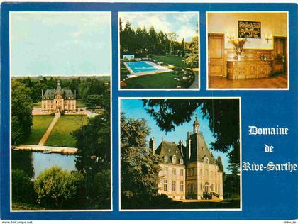 Carte Postale - 72 - Malicorne sur Sarthe - Le domaine de Rive Sarthe - Multivues - CPM - Voir Scans Recto-Verso - Posca
