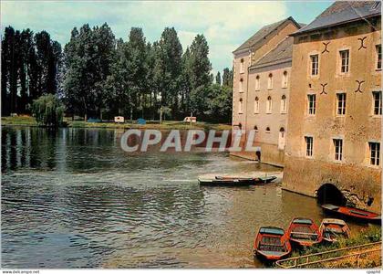 CPM Malicorne Sarthe Les bords de la Sarthe et le Moulin