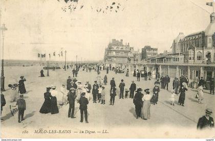 CPA Malo les Bains La Digue