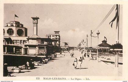 CPA Malo les Bains La Digue