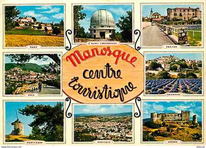 Carte Postale - 04 - Manosque - Multivues - Flamme Postale de Manosque - CPM - Voir Scans Recto-Verso - Poscard - Carta