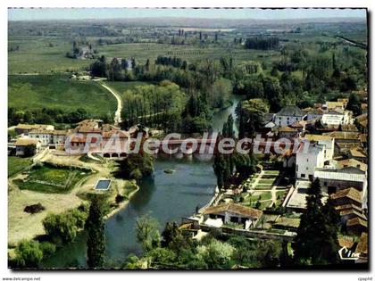 CPSM Mansle Vue aerienne Perspective sur la vallee de la Charente