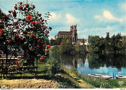 Carte Postale - 78 - Mantes la Jolie - La Collégiale Notre-Dame - CPM - Flamme Postale de Mantes la Jolie - Voir Scans R