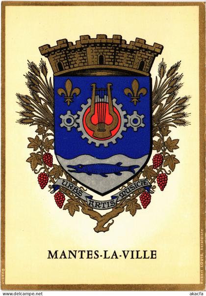 CPM Souvenir de Mantes-la-Ville FRANCE (1452566)