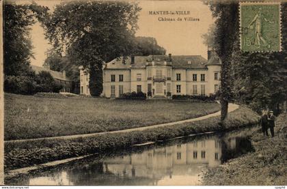 Mantes la Ville cPA Chateau de Villiers