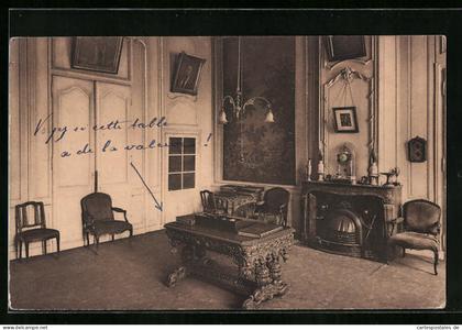 CPA Marcq-en-Baroeul, Institution libre de Marcq-en Baroeul - Salon de Mr. le Superieur (salon bleu)