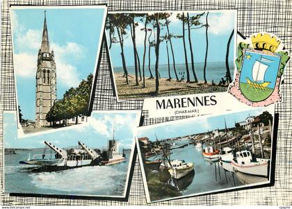 CPM Marennes Char Marit Bateau Bac