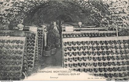 FRANCE - Mareuil sur Ay - Champagne Montebello - Remuage - Métier - CPA