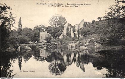 CPA Les pittoresques ruines de picquet au bord de l Yon