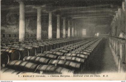 CPA MARGAUX-Chateau MARGAUX-Intérieur d'un des Chais (28537)