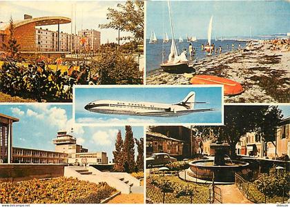 Carte Postale - 13 - Marignane - Multivues - Avions - Automobiles - Flamme Postale de Marignane - CPM - Voir Scans Recto