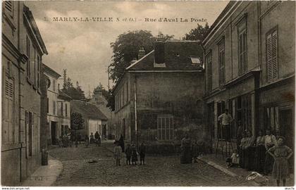 CPA Marly-la-Ville (S.-et-O.) - Rue d'Aval La Poste (290363)