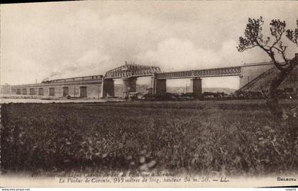 CPA Nouvelle Ligne Chemin de Fer de l'Estaque a Miramas Le Viaduc de Caronte
