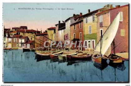 Martigues CPA Le quai Brescon (la Venise provencale)