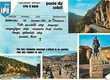 48 - Marvejols - Multivues - Blasons - CPM - Voir Scans Recto-Verso