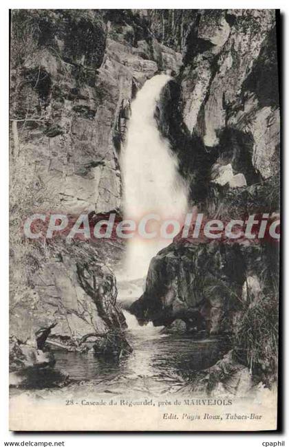 CPA Cascade Du Régourdel Pres De Marvejols