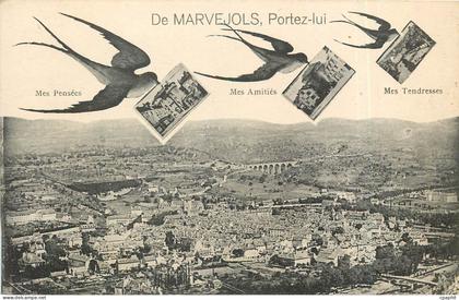 CPA De Marvejols Portez lui