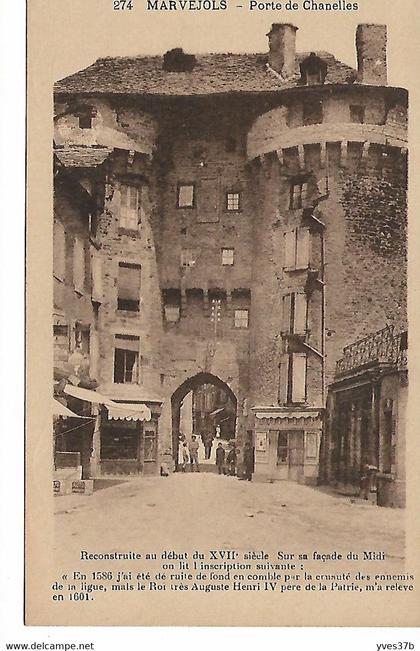 MARVEJOLS - Porte des Chandelles