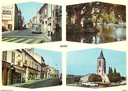 91 - Massy - Multivues - Automobiles - Commerces - Tabac - CPM - Voir Scans Recto-Verso