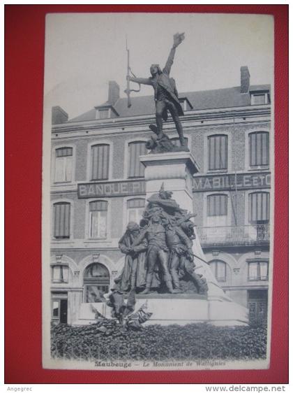 CPA    Nord   -  Maubeuge  " Le Monument de Wattignies   "