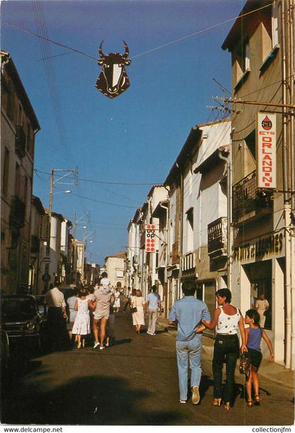 / CPSM FRANCE 34 "Mauguio, la grande rue"